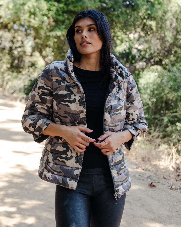 Anorak Crop Sleeve Puffer Coat - Taryn x Philip Boutique