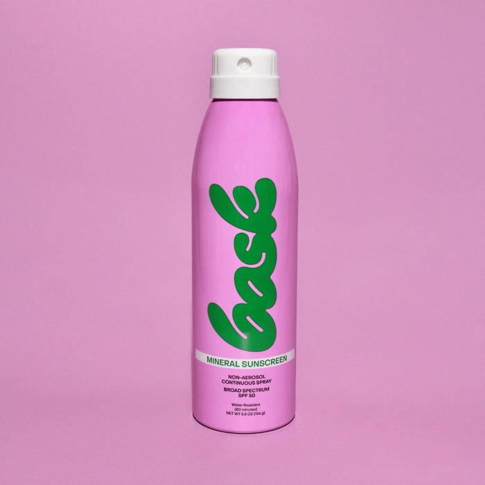 Bask Sunscreen | SPF 50 Mineral Non-Aerosol Spray - Fragrance-Free - Bask Sunscreen - Living with Ivey