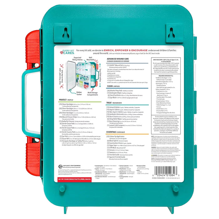 Be Smart Get Prepared First Aid Kit OSHA/ANSI, 351 ct.