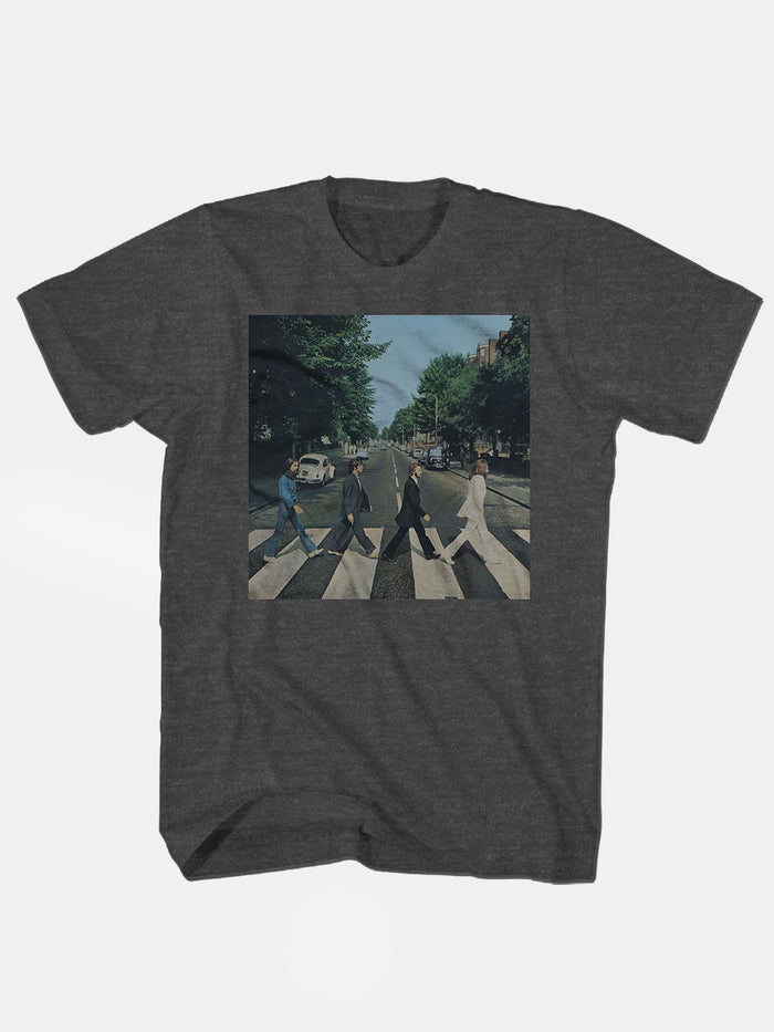 Beatles - Abbey Road Dark Charcoal T-Shirt | Grey-Image 1