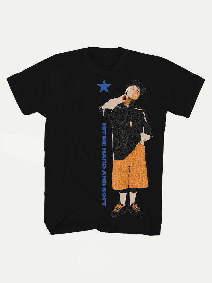 Billie Eilish - Hit Me Hard and Soft Recycled T-Shirt | Black-Image 1