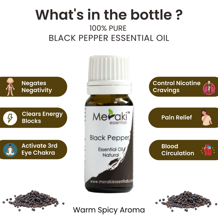 Black Pepper Essential Oil - Meraki Essentials