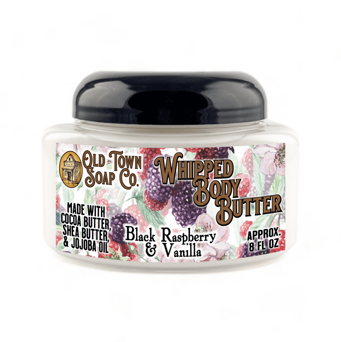 Black Raspberry & Vanilla Whipped Body Butter - Old Town Soap Co.
