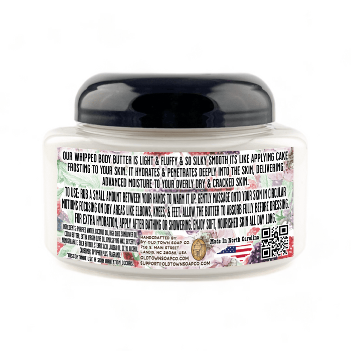 Black Raspberry & Vanilla Whipped Body Butter - Old Town Soap Co.