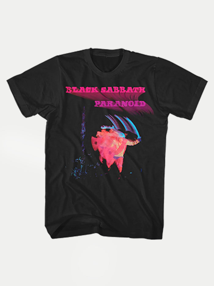 Black Sabbath - Paranoid Motion Trails T-Shirt | Black-Image 1