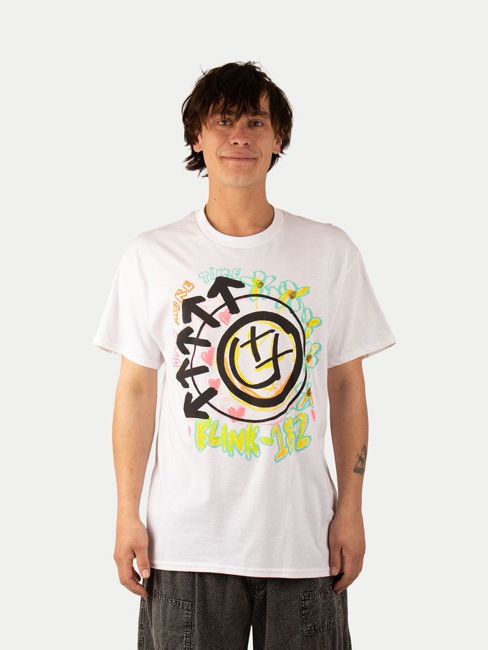 Blink 182 - Crayon T-Shirt | White-Image 1