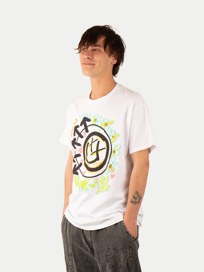 Blink 182 - Crayon T-Shirt | White-Image 2