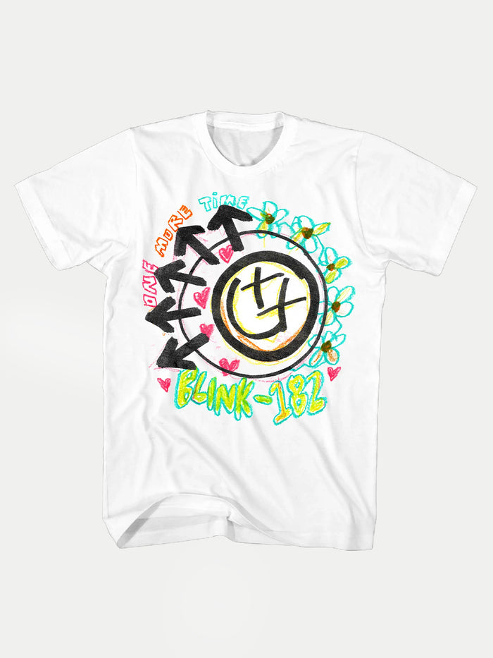 Blink 182 - Crayon T-Shirt | White-Image 4