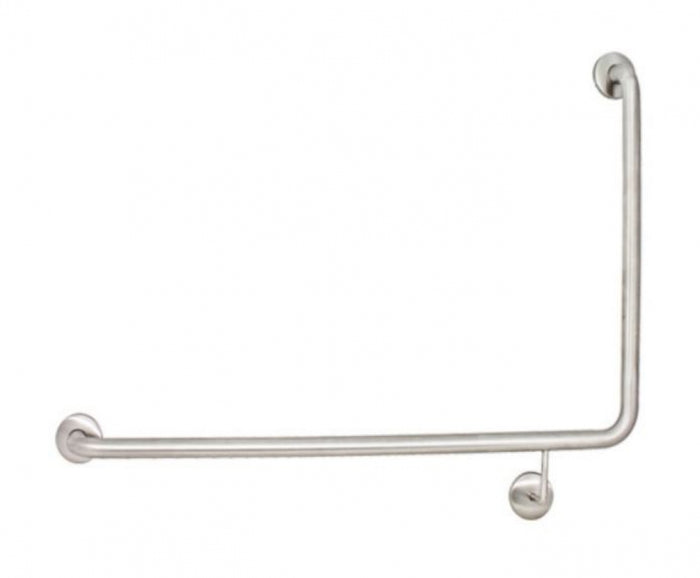 Bradley 832 Toilet Grab Rail 90 Degree Left Hand