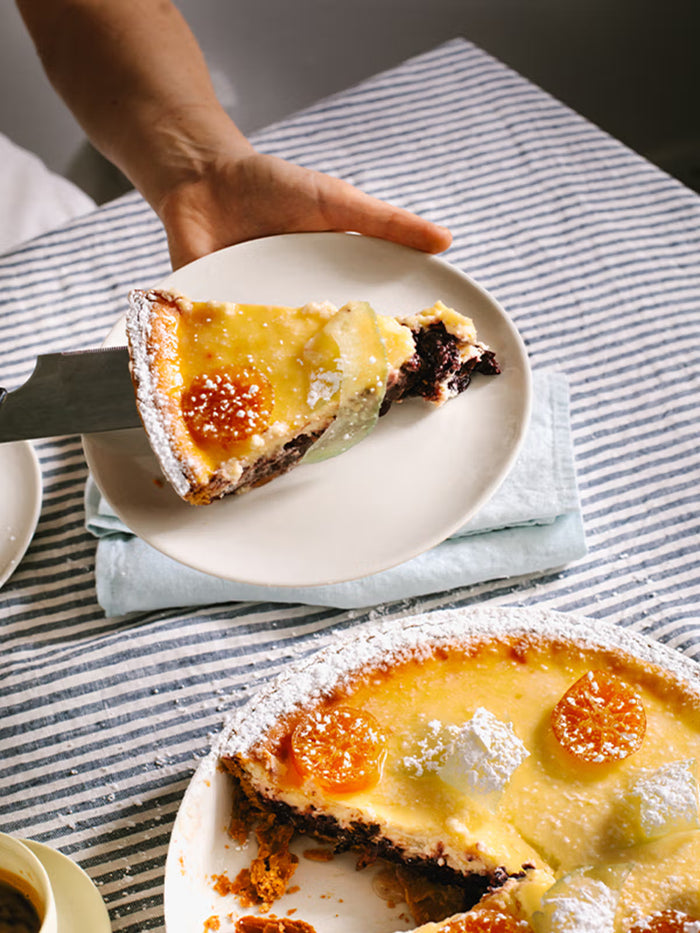 BREAD PLATE in Milk by Mud Australia