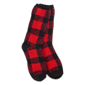 Buffalo Plaid Cozy Crew Socks