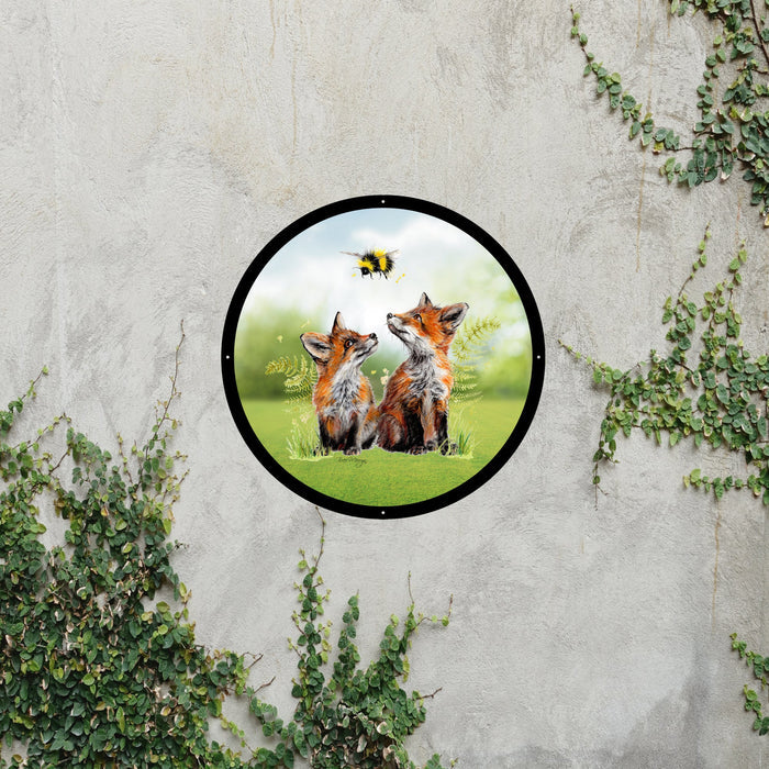 Bumble Bee Trio Garden Mirror