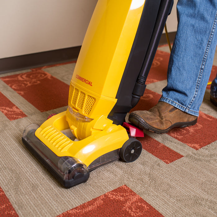 Carpet Pro CPU-350 Commercial Upright Vacuum Cleaner, W/10amp 40' Cord/OB Tools