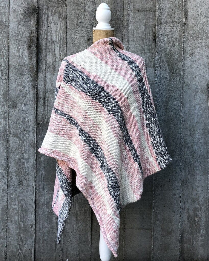 Chloe & Lex Striped Karrie Poncho - Taryn x Philip Boutique