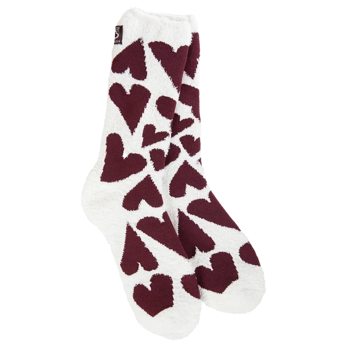 Chocolate Hearts World's Softest Socks