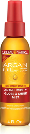 Creme of Nature Argan Oil Gloss and Shine Mist, 4oz