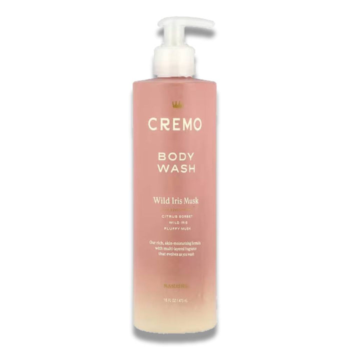 Cremo - Body Wash, Wild Iris and Musk  - 16 Oz - 12 Pack
