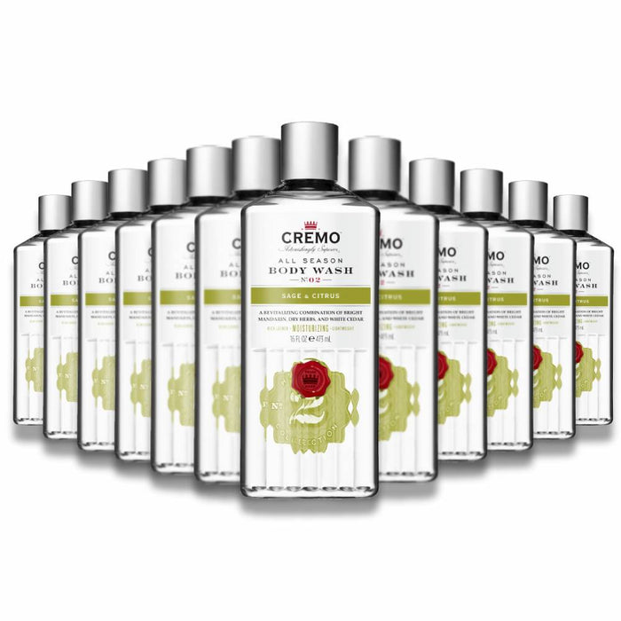Cremo - Sage Citrus Body Wash  - 16 Oz - 12 Pack