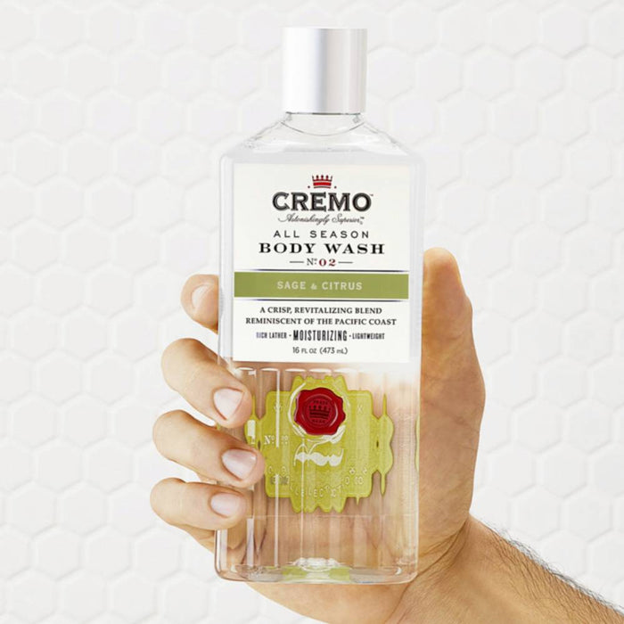 Cremo - Sage Citrus Body Wash  - 16 Oz - 12 Pack