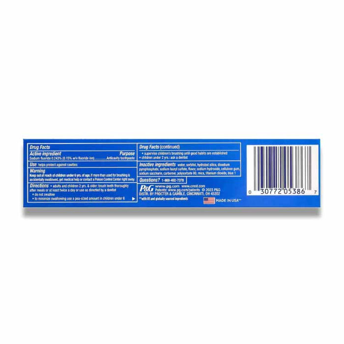 Crest - 3D White Vibrant Mint Toothpaste  2.3 oz - 24 Pack