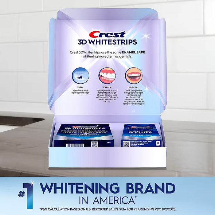 Crest 3D Whitestrips Professional Effects & Supreme Bright Whitening Kit