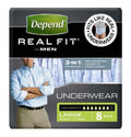 Depend RealFit Underwear for Men L