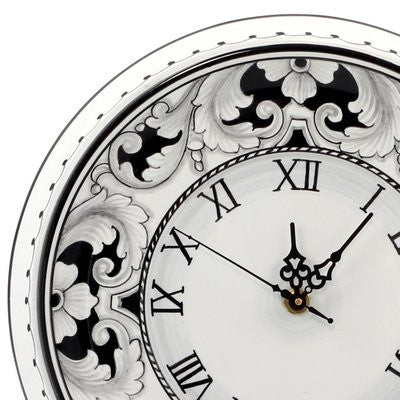 DERUTA VARIO NERO: Round Wall Clock