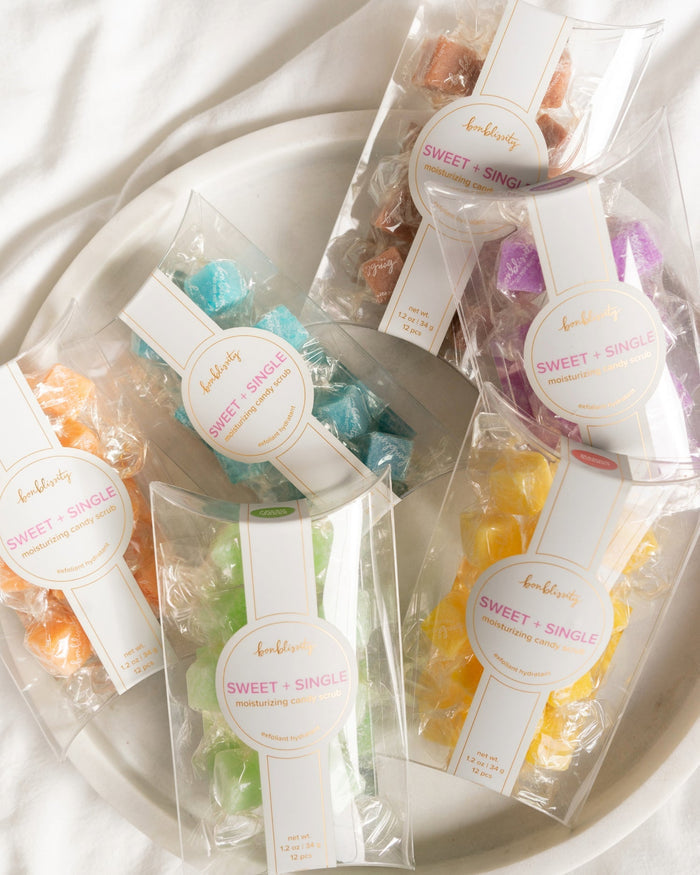DISCONTINUED - Mini-Me Pack: Sweet+Single Candy Scrub | Bonblissity