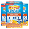 Emergen-C - Immune Plus 1000mg Vitamin C, Super Orange - 10 Ct - 3 Pack