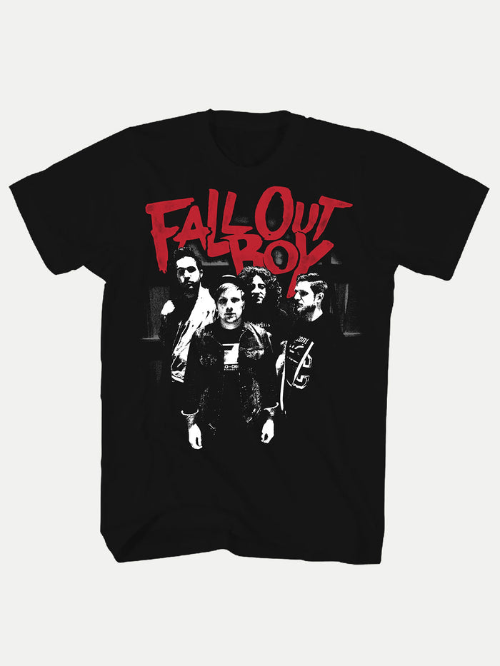 Fall Out Boy - Punk Scratch T-Shirt | Black-Image 1