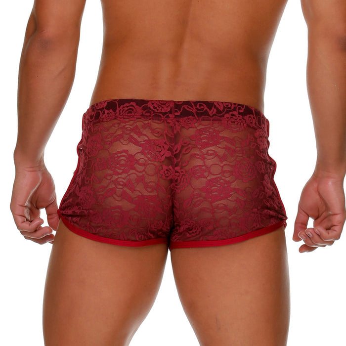 Female Wine Hotshort vista posterior de Gigo Underwear