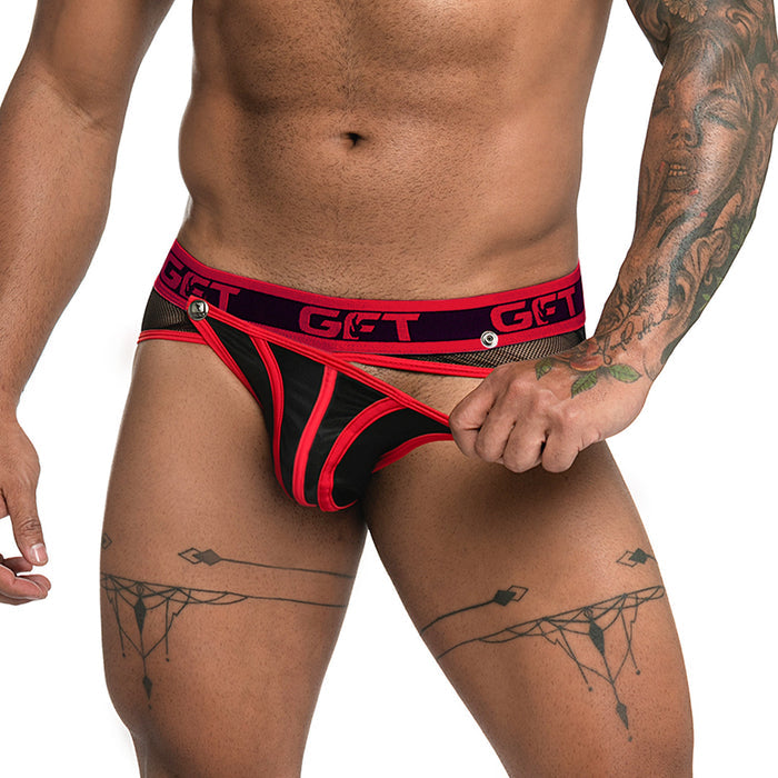 Fetiche Red Brief Jockstrap de Gigo Underwear