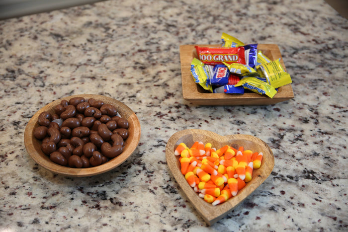 Food Safe Wood Sweetheart Bowl