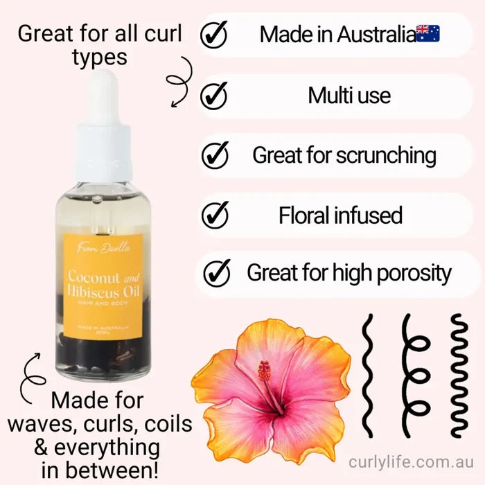 From Duella Coconut and Hibiscus Oil