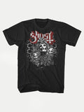 Ghost - Papa Faces T-Shirt | Black-Image 1