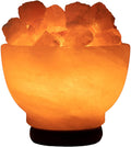Himalayan Fire Bowl Salt Lamp, Hand Carved, XL Himalayan 8 - 11 LBS - ShanShar Beauty : The world of beauty.