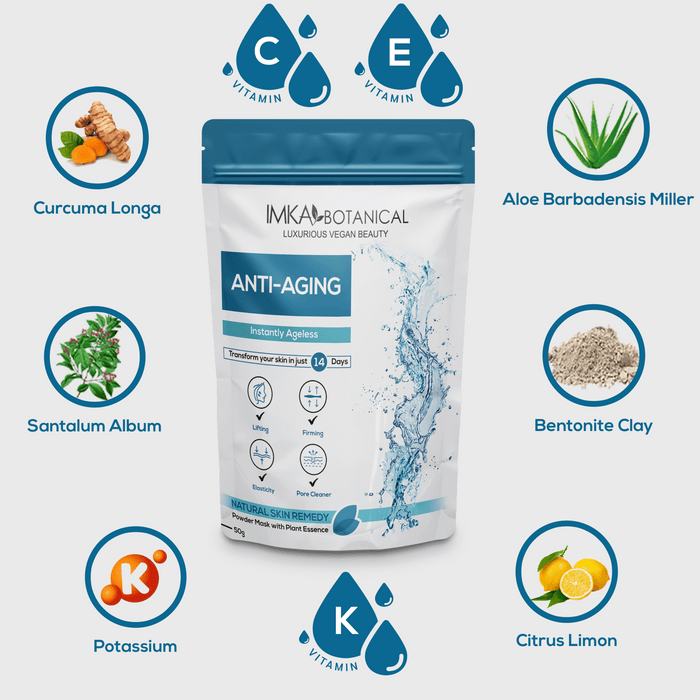 Herbal Anti - Aging Face Mask - youthful radiant complexion 50 gr - ShanShar Beauty : The world of beauty.