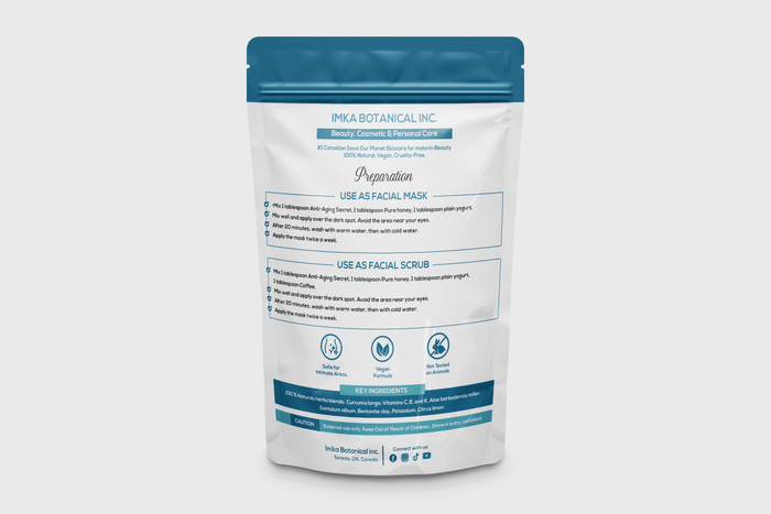 Herbal Anti - Aging Face Mask - youthful radiant complexion 50 gr - ShanShar Beauty : The world of beauty.