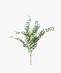 Artificial greenery branch on a white background. | SW Home