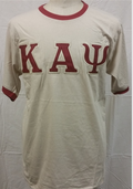 Kappa Ringer T Shirt Cream.png