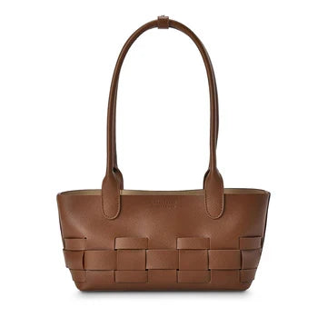 KENLEY EAST-WEST BAG | Tan Saffiano
