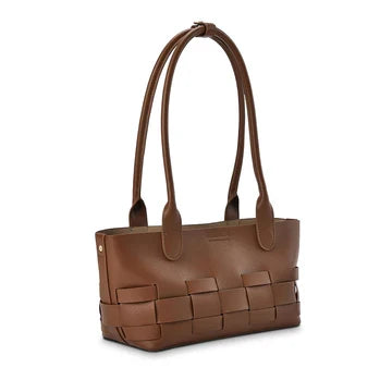 KENLEY EAST-WEST BAG | Tan Saffiano