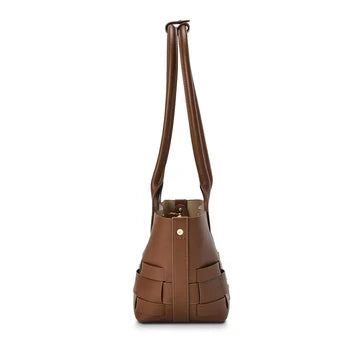 KENLEY EAST-WEST BAG | Tan Saffiano