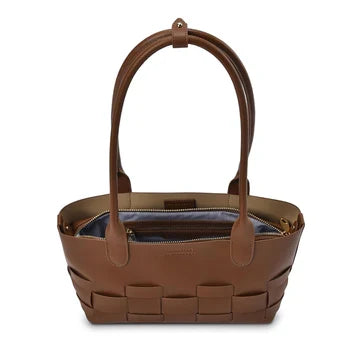 KENLEY EAST-WEST BAG | Tan Saffiano