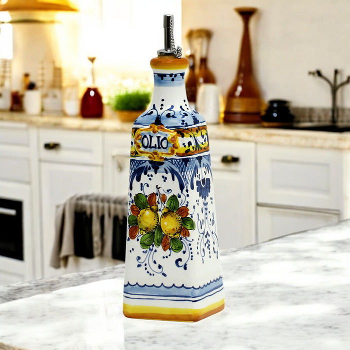 LIMONCINI: Square Olive Oil Bottle Dispenser