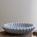 Marble Fluted Scalloped Bowls - Magnolia Lane co. Home + Garden + Gift