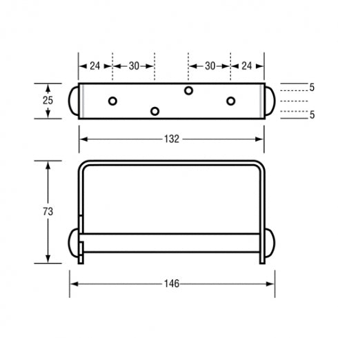 Metlam Single Toilet Roll Holder