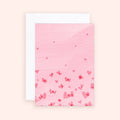 Mini Card - Pink Flutter Hearts Enclosure Card - Magnolia Lane co. Home + Garden + Gift