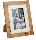 Mud Pie Large Burl and Marble Frame
