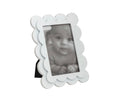 Mud Pie White Layered Wood Frame